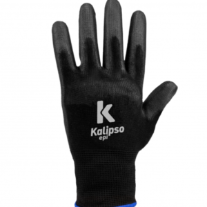 Luva PU Preta 09 G (Multitato) Kalipso CA15272 (teste)